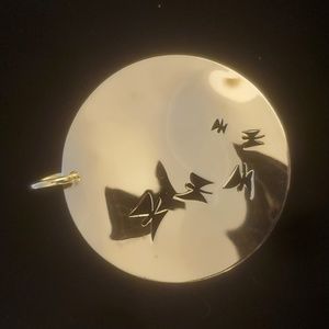 Ippolita for Neiman Marcus Gold Tone Butterflies Disk Pendant.